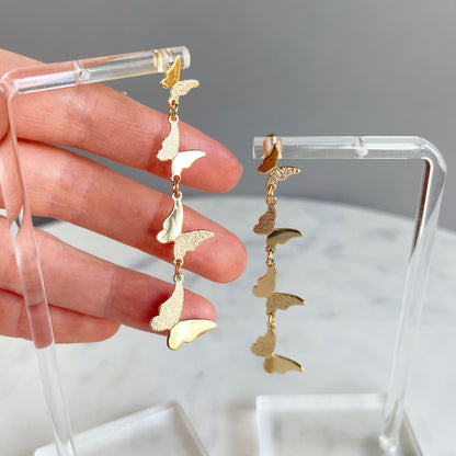 Butterfly Gold Earrings