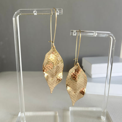 Gold Leaf Earrings