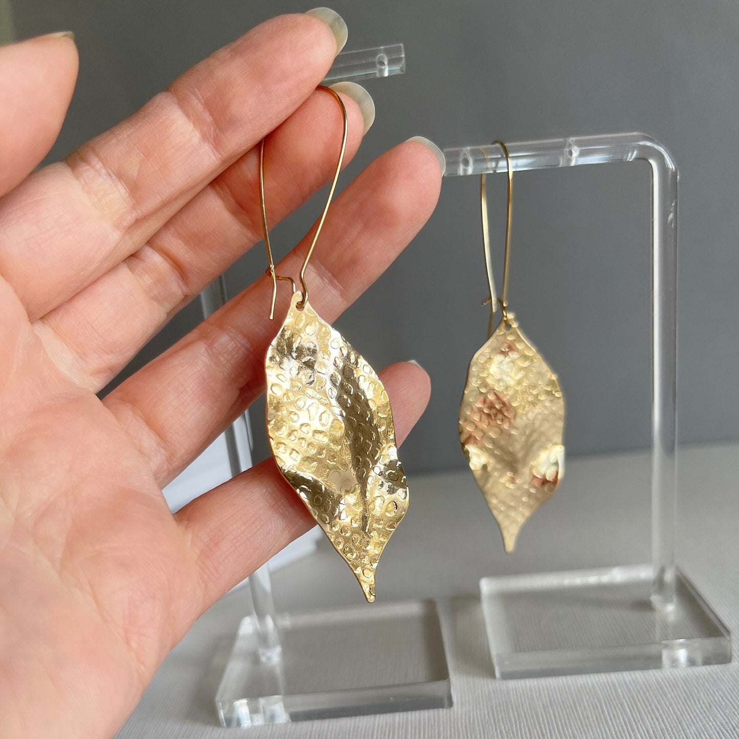 Gold Leaf Earrings