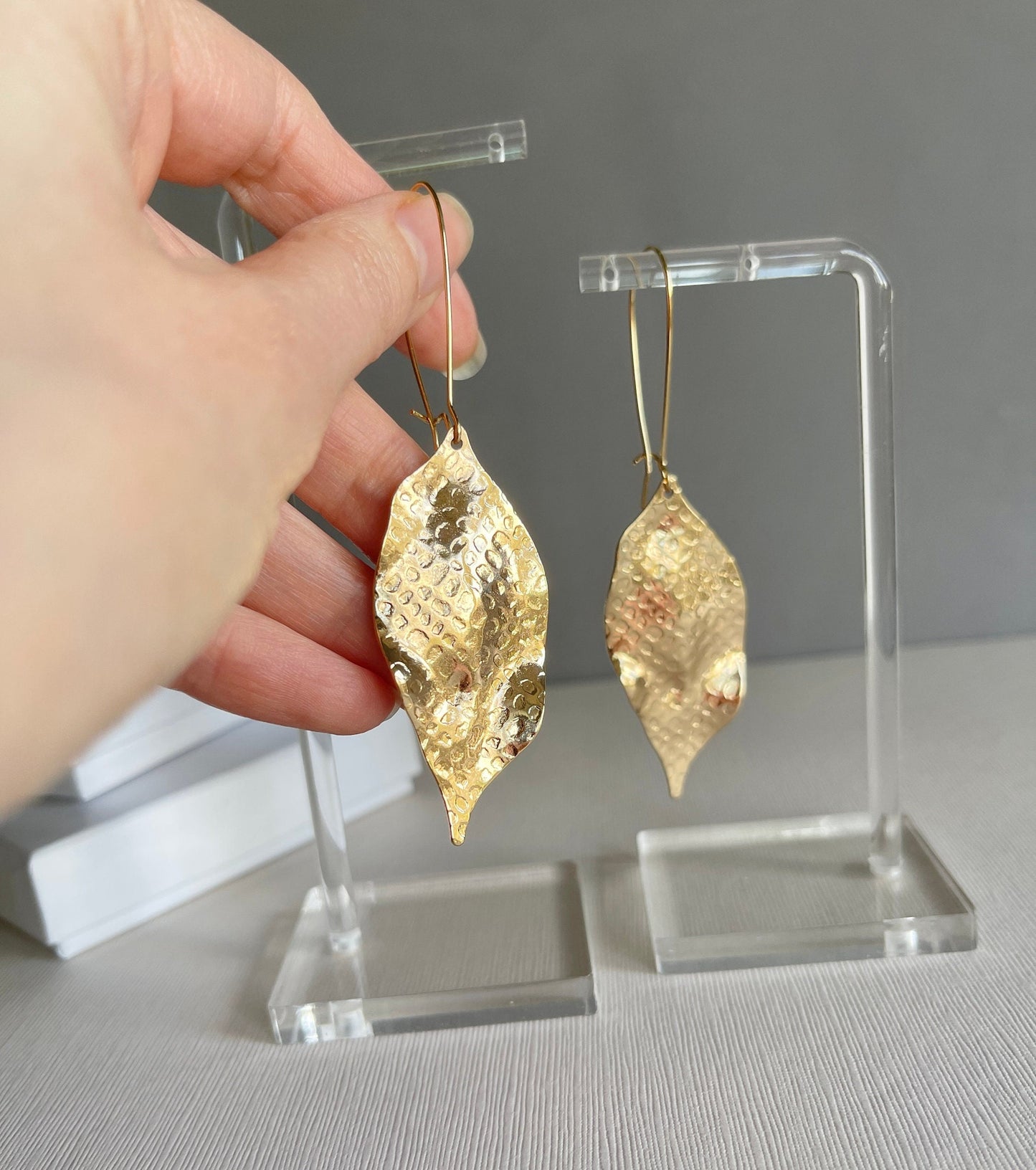 Gold Leaf Earrings