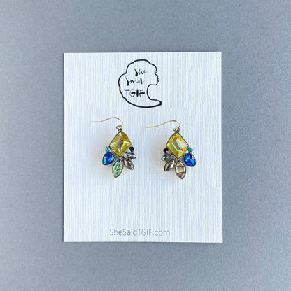 Colorful Crystal Earrings